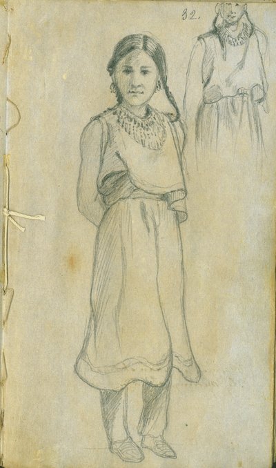 Native American Woman, 1851 by Frank Blackwell Mayer